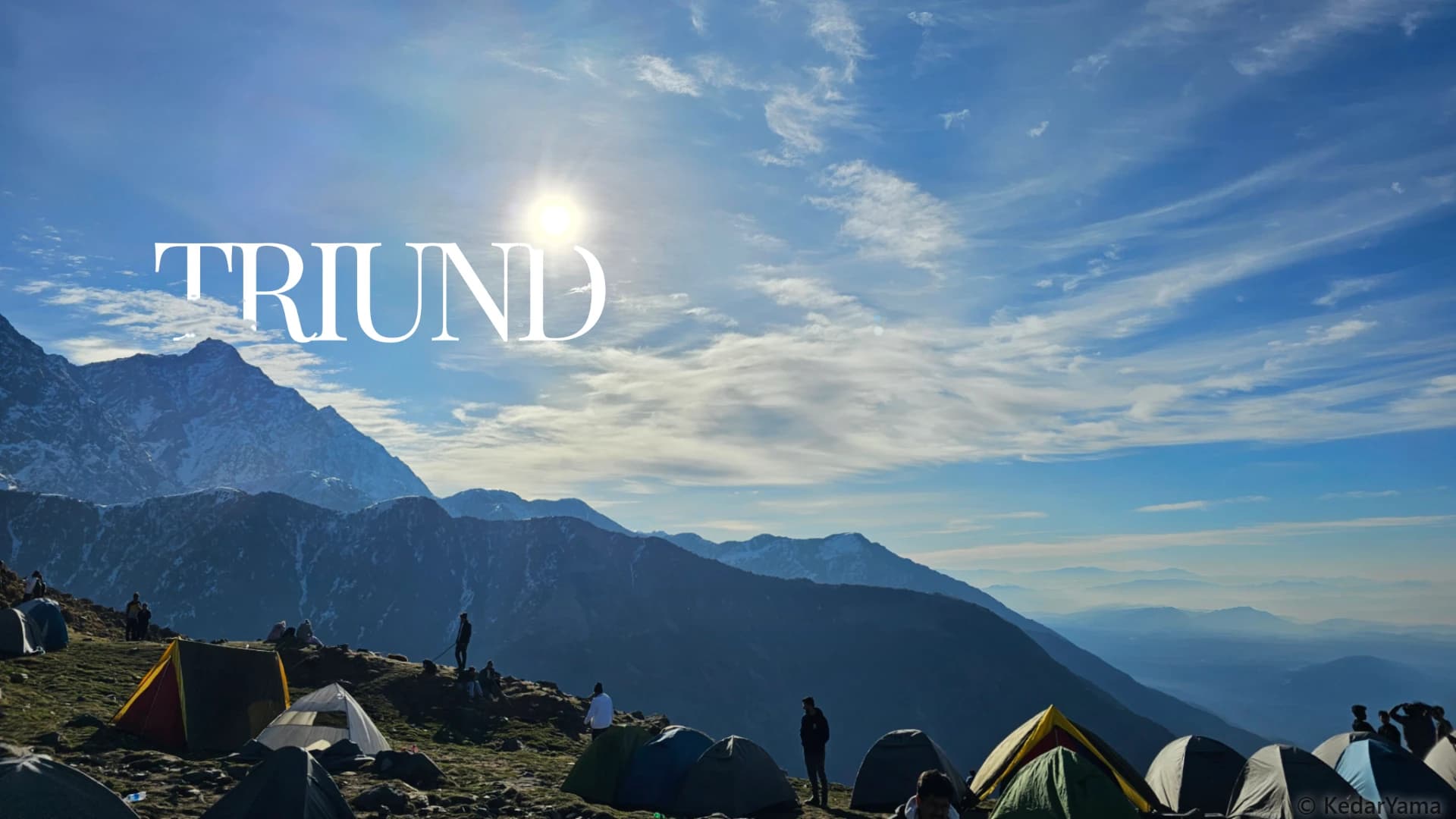 Triund Trek — Trek, best view — Dhauladhar Range, Himachal Pradesh Triund Trek — Trek, best view — Dhauladhar Range, Himachal Pradesh